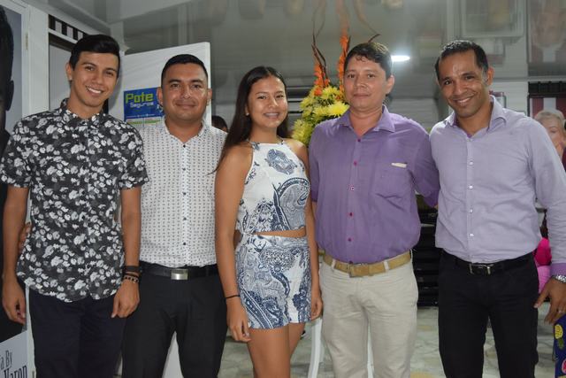 Julio Cesar Rojas, Julián Arellano, Juanita Monje, Reynaldo Naranjo y Julián Rodríguez.